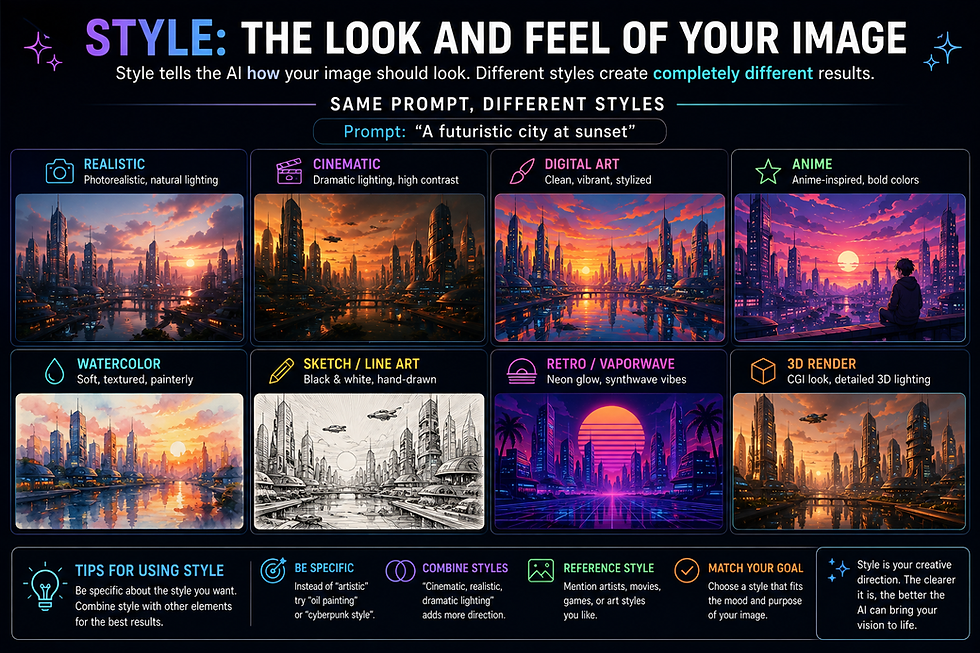 AI image style