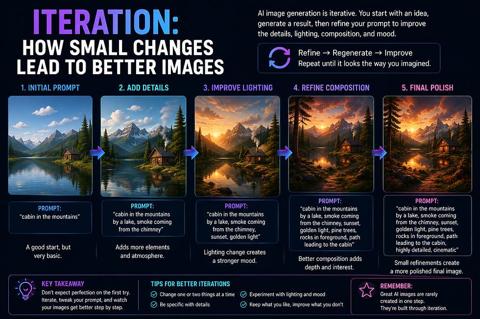 Ai image generation iteration