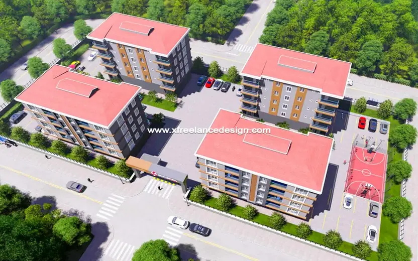 Yüksek detaylı 3D mimari modelleme ve gerçekçi render çalışmaları, projelerinizin profesyonel sunumunu mümkün kılar.