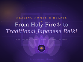 Rev. Mandy Carter teaching hara awareness in traditional Usui Reiki Ryoho — Healing Homes & Hearts, Springfield Ohio