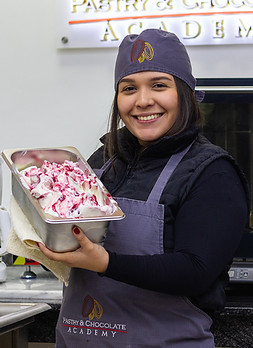 chica con helado