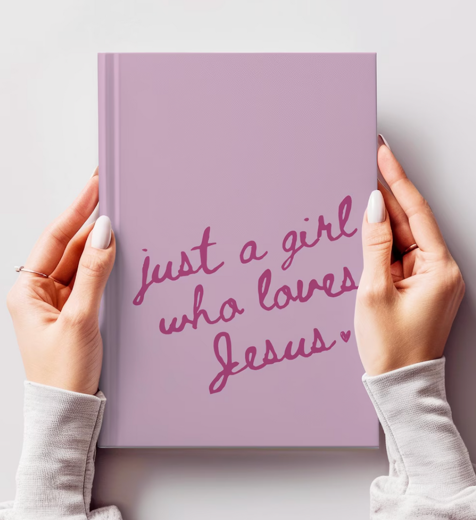 Prayer Journal Christian Bible Study Notebook Gift for Girl Who Loves Jesus Journal Bible