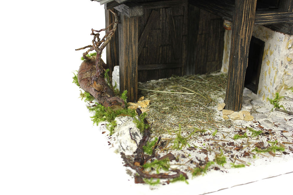 Miniaturbild: Alpenländische Weihnachtskrippe "Mooshäusl"