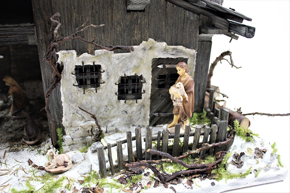 Miniaturbild: Alpenländische Weihnachtskrippe "Geissbergalm"