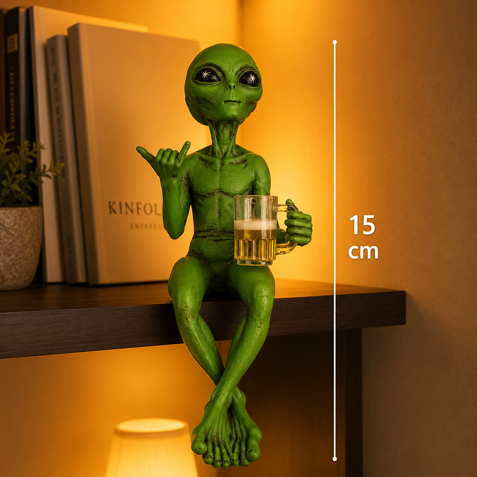 Miniatura: ET Cervejeiro - Escultura Decorativa em Resina