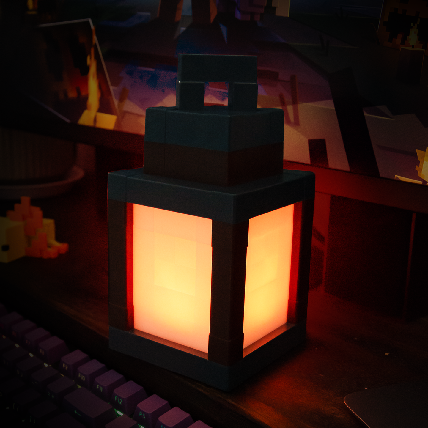 Pixel Light - Decoração RGB Moderna Estilo Gamer