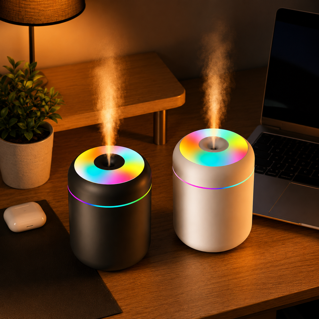Umidificador Portátil Aromatico - Névoa Aromática Inteligente e Moderno