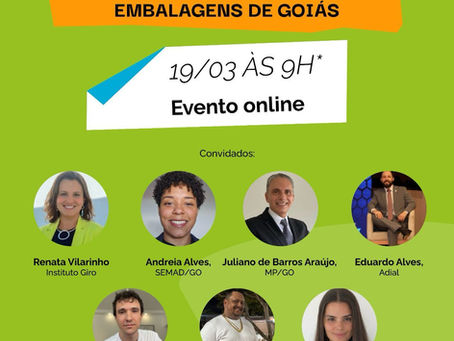 Webinar reúne governo, setor produtivo e especialistas para discutir logística reversa de embalagens em Goiás