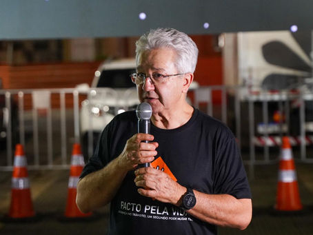 Jalles e empresas parceiras promovem Cinema ao Luar para conscientizar sobre segurança no trânsito