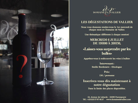 Les Dégustations de Vallier