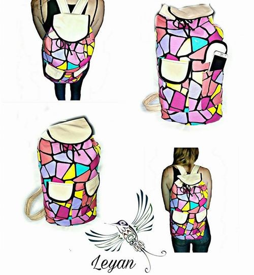 Mochila con ecocuero