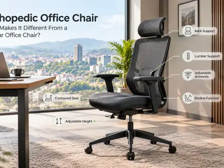 Orthopedic Office Chair: What Makes It Different From a Regular Office Chair?