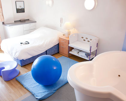 Salle d'accouchement physiologique
