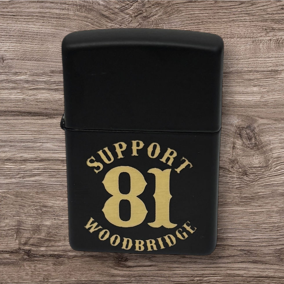 Support 81 Woodbridge Zippo Lighter