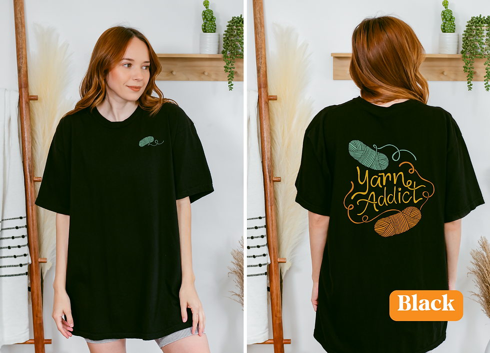 Miniatura:  Yarn Addict Comfort Colors Garment-Dyed T-Shirt