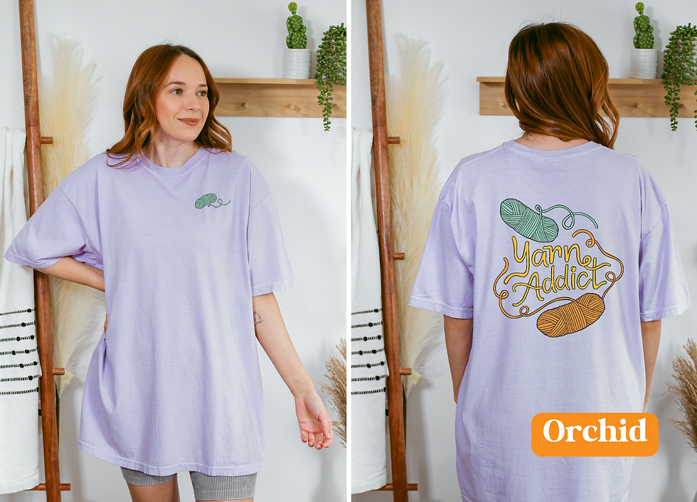 Miniatura:  Yarn Addict Comfort Colors Garment-Dyed T-Shirt