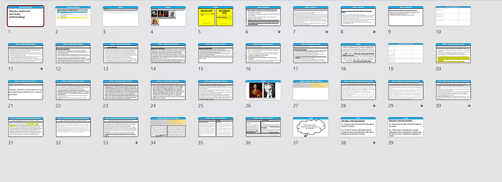 Thumbnail: Miracles (A Level Religious Studies)
