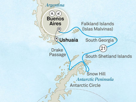 Epic Falkland, South Georgia, Weddell Sea and Antarctica Voyage on Scenic Eclipse (Oct-Nov 2025)