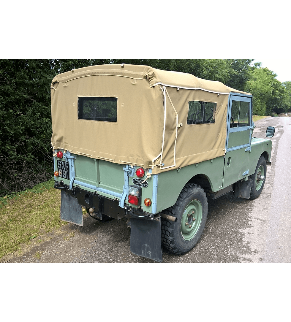 Hood  to suit 86"/ 88" 1955-1958 with Side windows