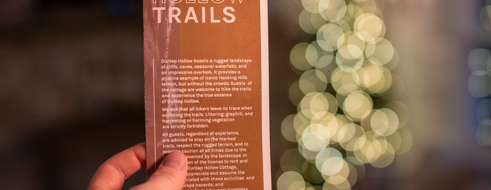 Dunlap Hollow Trails Panphlet
