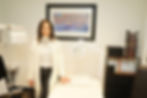 Christina Wills in her office at Studio Christina in Rosemont Village