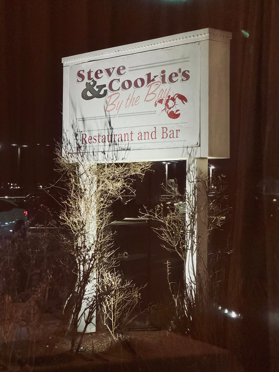 Steve and Cookies Signage