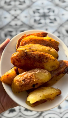 Roasted potatoes at Estia