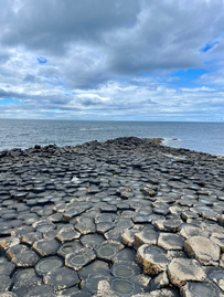 The Giants Causeway view going out to the water
