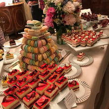 Catering spread from Delice Et Chocolat