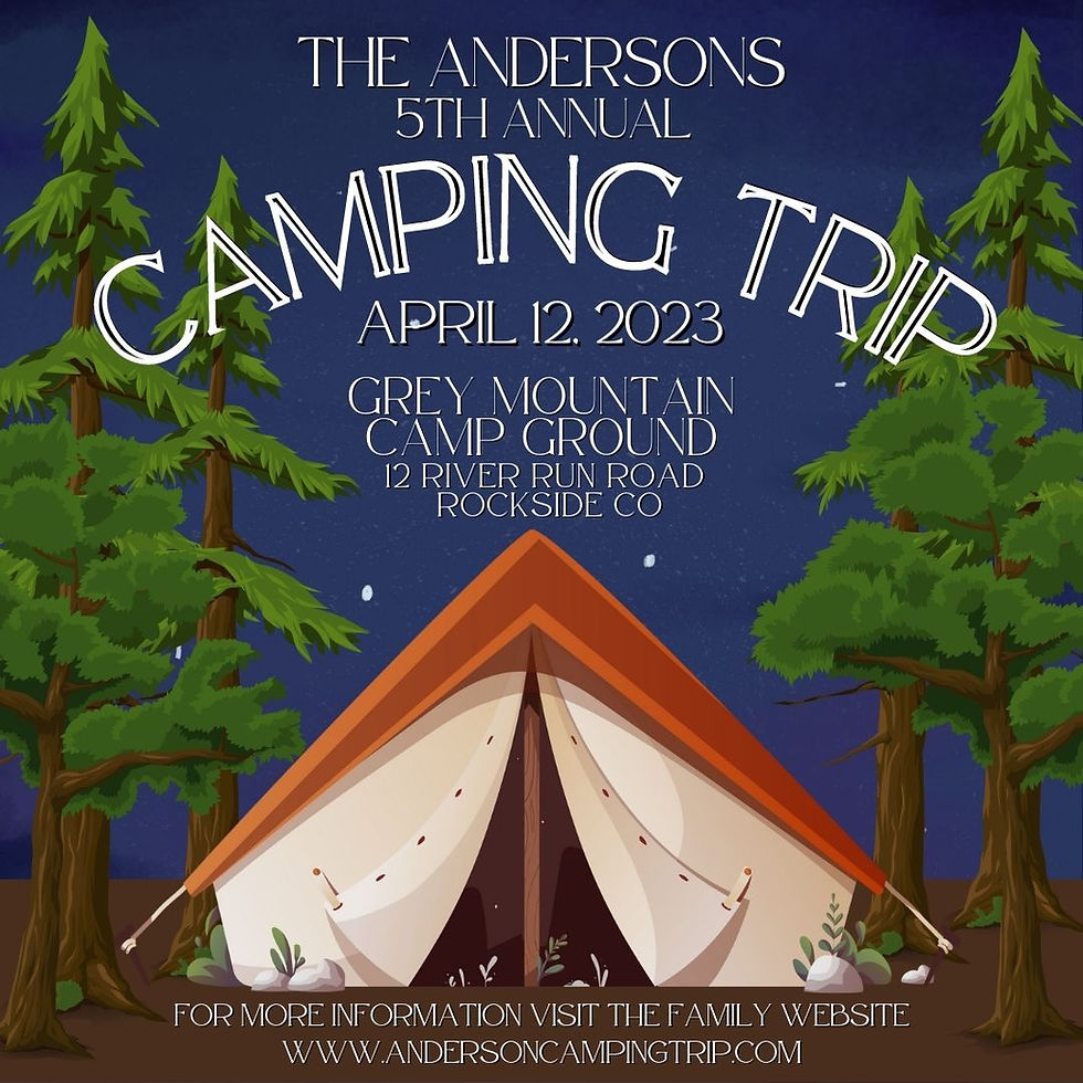 Thumbnail: Camping Trip Flyer and Instagram Post
