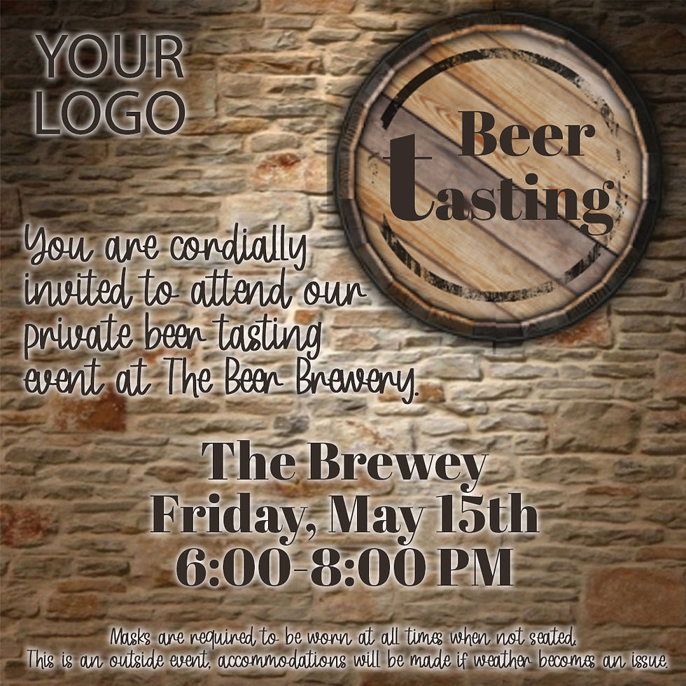 Thumbnail: BeerTasting Event Flyer and Instagram Post