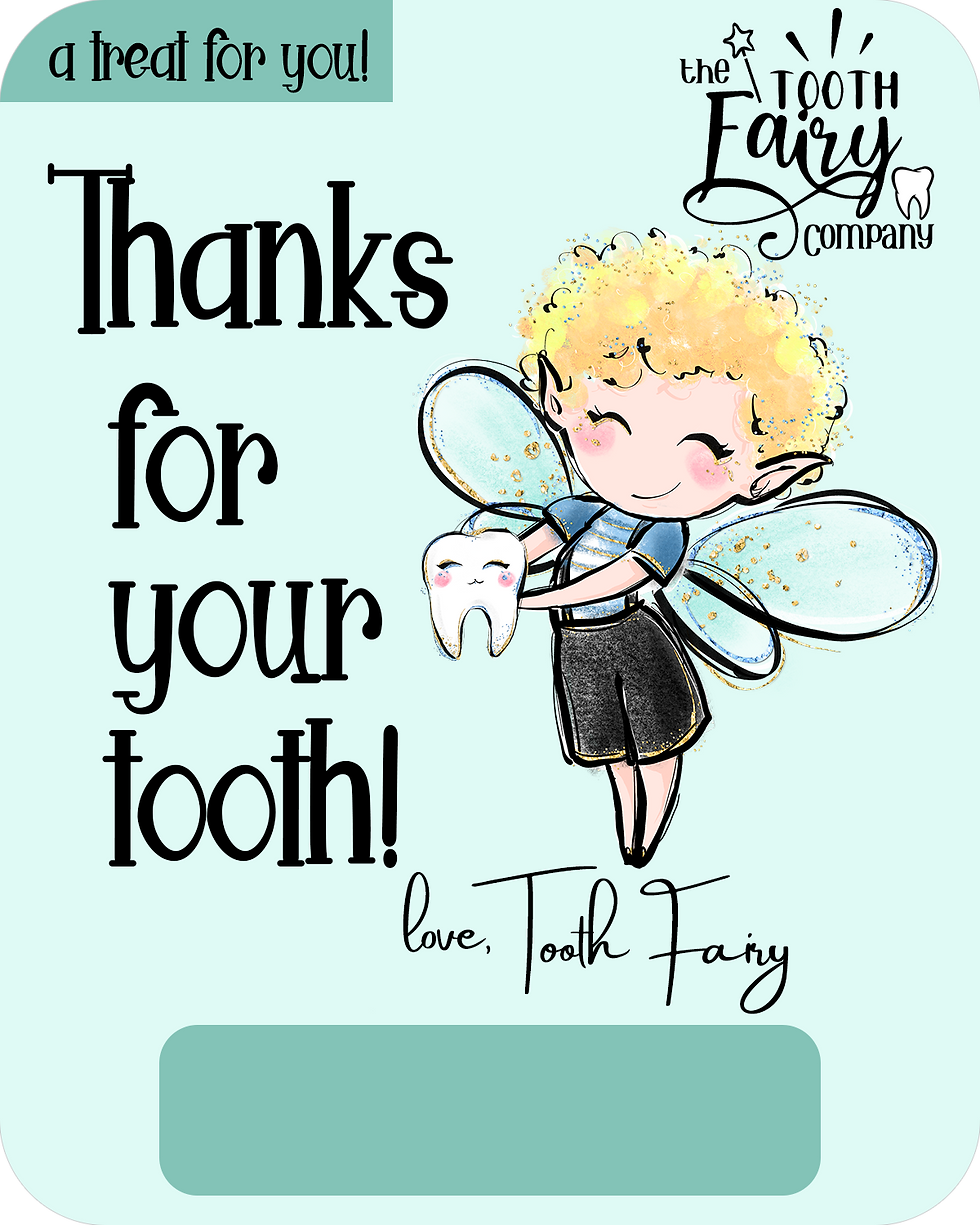 Thumbnail: Editable Girl Tooth Fairy Receipt