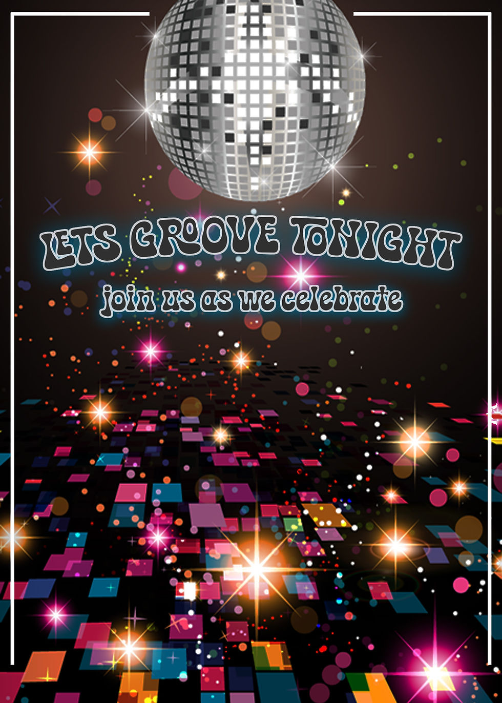 Thumbnail: 70S Birthday Invitation and Instagram Post