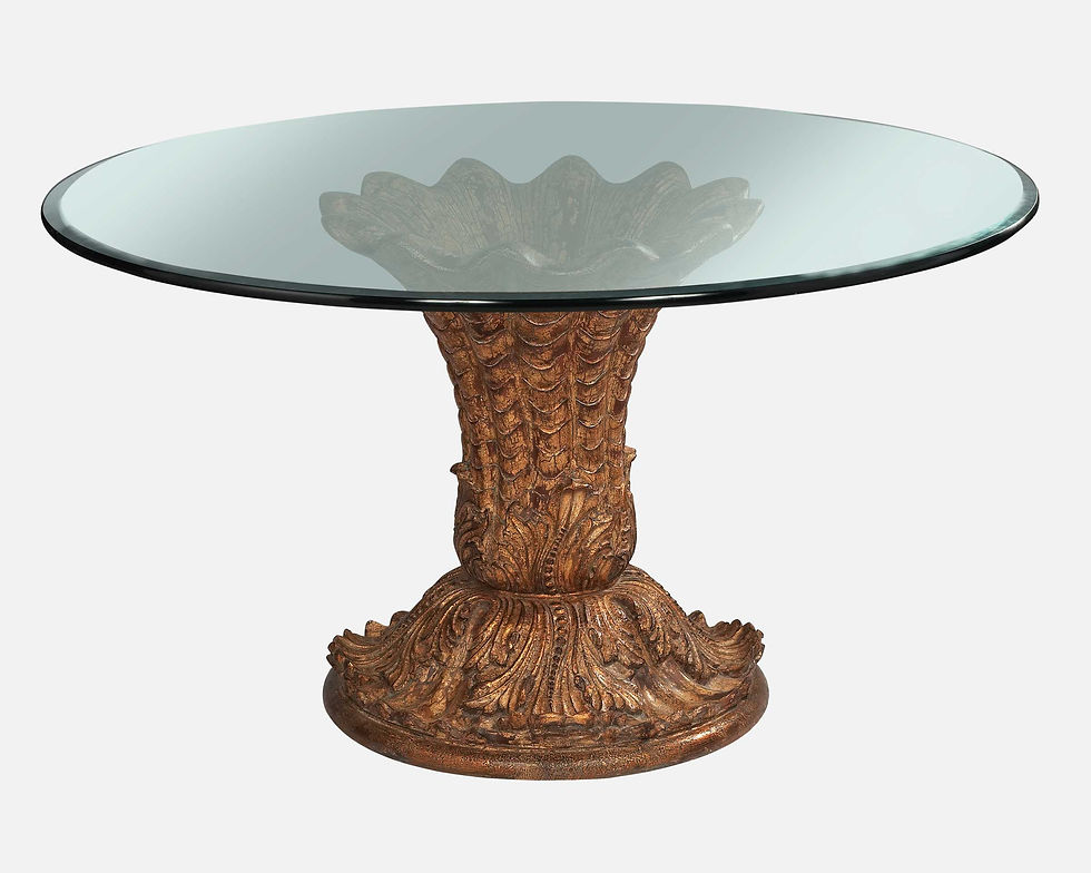 Thumbnail: 9678 - Dining Pedestal Table (NO GLASS TOP)