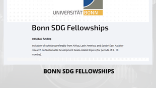 Applications are Open for the Bonn SDG Fellowships at the University of Bonn
