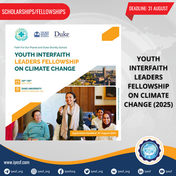 Applications are Open for the Fully Funded Youth Interfaith Leaders Fellowship on Climate Change (2025)