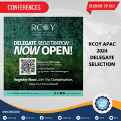Application for the RCOY APAC 2024 Delegate Selection are Still Open
