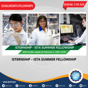 Applications are Open for the ISTA Summer Fellowship in Austria