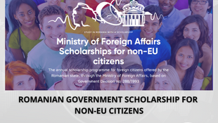 Applications are Now Open for the Romanian Government Scholarship for Non-EU Citizens