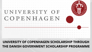 University of Copenhagen Offering Grant Through the Danish Government Scholarship Programme