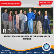 Apply Now for the Rhodes Scholarship 2026 at the University of Oxford