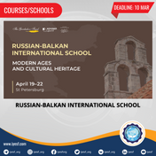 Applications are Open for the Russian-Balkan International School 