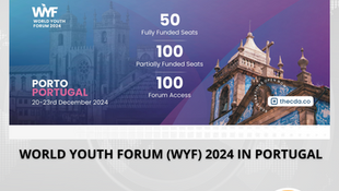 Applications for the Fully Funded World Youth Forum (WYF) 2024 are Now Open