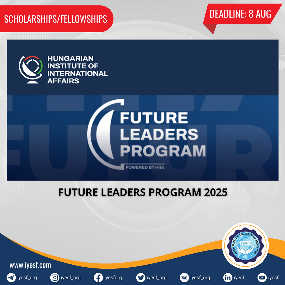Apply for the Future Leaders Program 2025 by the Hungarian Institute of International Affairs