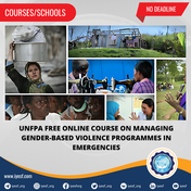 UNFPA Free Online Course on Managing Gender-Based Violence Programmes in Emergencies