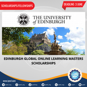 Apply for the Fully Funded Edinburgh Global Online Learning Masters Scholarships