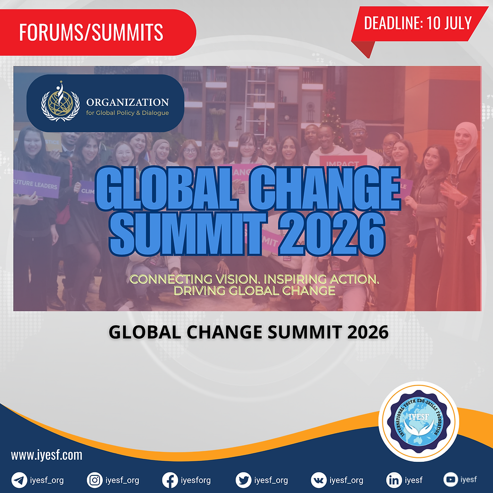 Applications are Open for the Funded Global Change Summit 2026