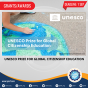 Submissions are Open for the UNESCO Prize for Global Citizenship Education