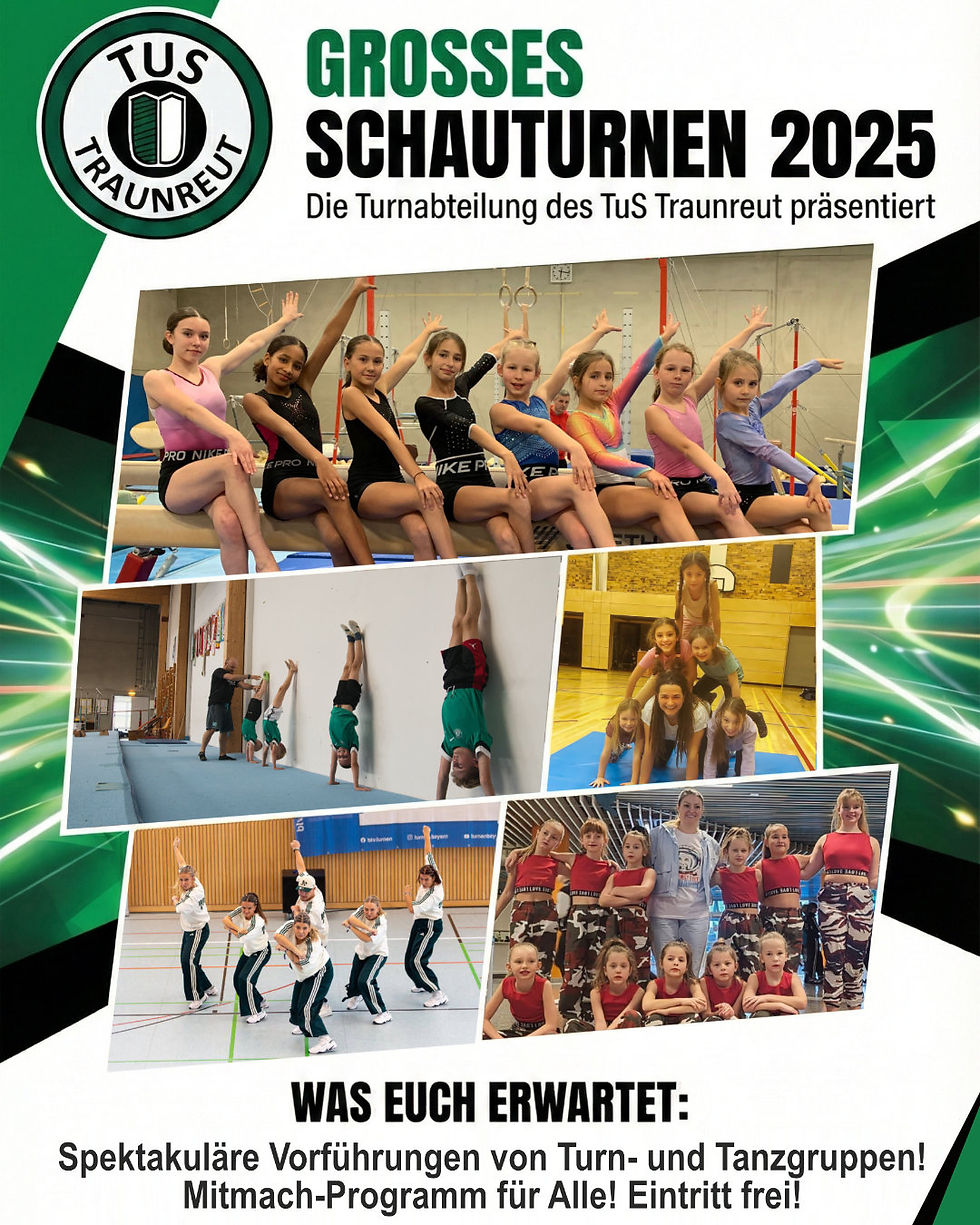 Schauturnen am 13.12.2025 - Kommt vorbei!