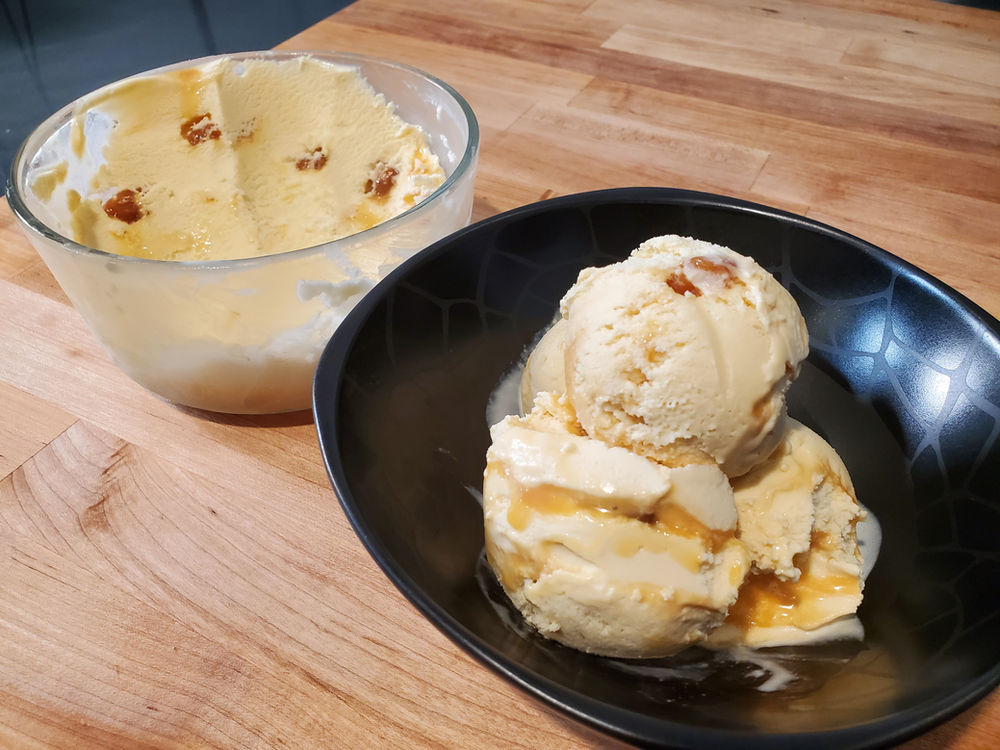 Keto Salted Caramel Ice Cream